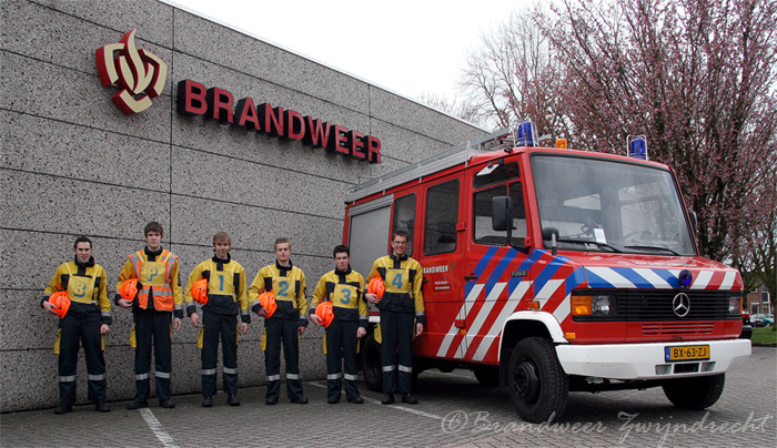Aspiranten Jeugdbrandweer Zwijndrecht 2008